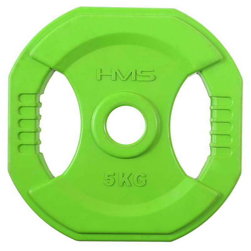 Sztanga fitness SBP20 HMS – 20 kg z talerzami i zaciskami