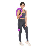 Hula hop HMS HHW12 Plus Size różowe z obciążeniem i regulacją obwodu