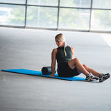 FS114 BLACK/BLUE DOTS 30CM WAŁEK/ROLLER FITNESS HMS