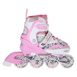 NF10927 A 2w1 PINK ŁYŻWOROLKI Z WYM. PŁ. FIGUROWĄ NILS EXTREME