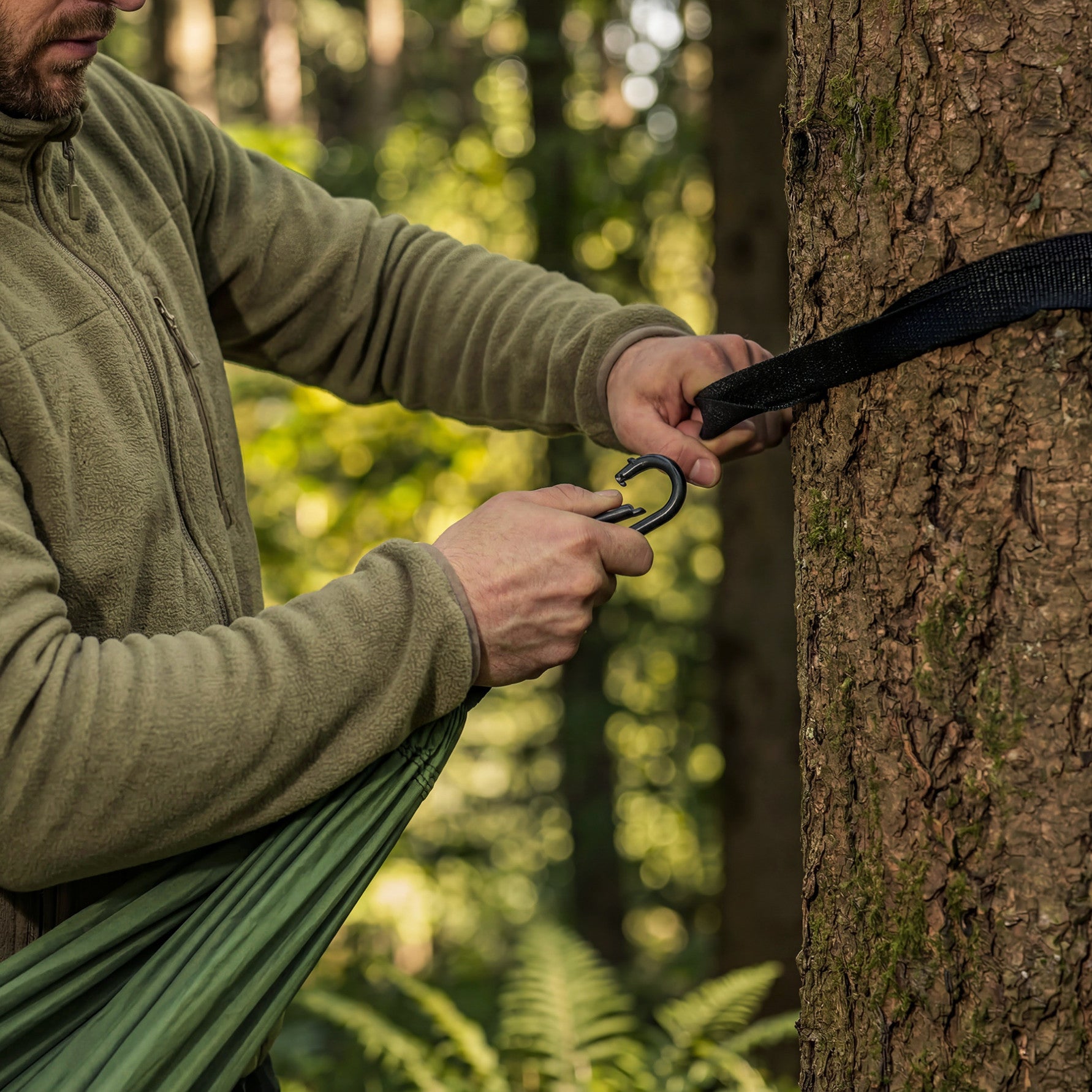 NILS Camp NC3117 hamak turystyczny z moskitierą i daszkiem – komfort outdoorowy
