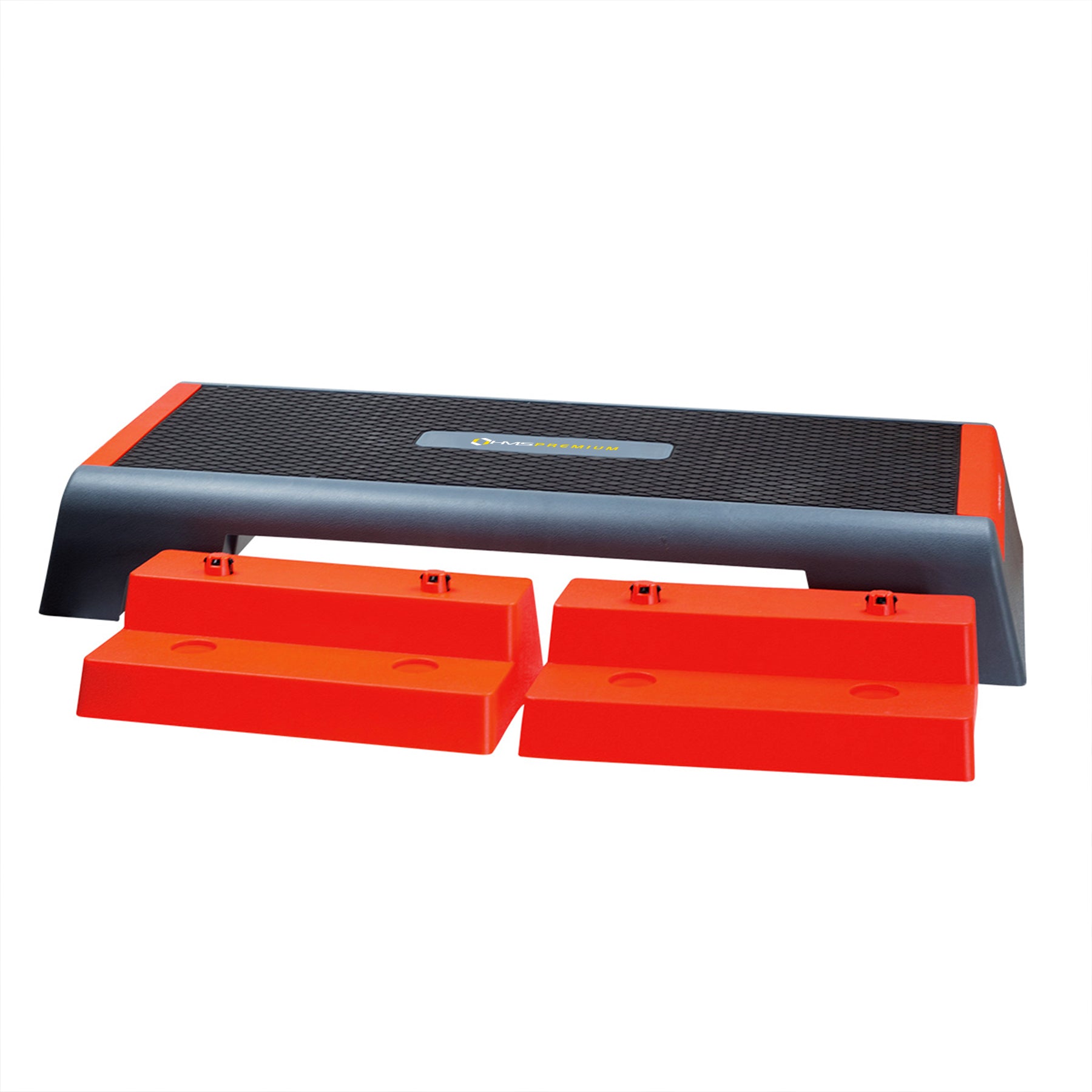 Step do aerobiku HMS Premium AS007 czarny/czerwony 3-stopniowy