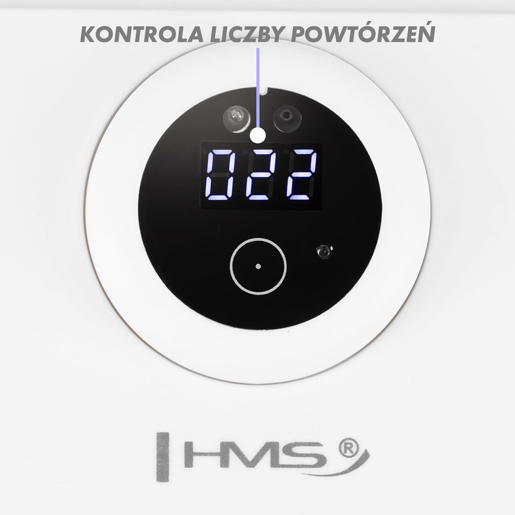 DESKA DO POMPEK 3W1 Z LICZNIKIEM POWTÓRZEŃ HMS DBP03