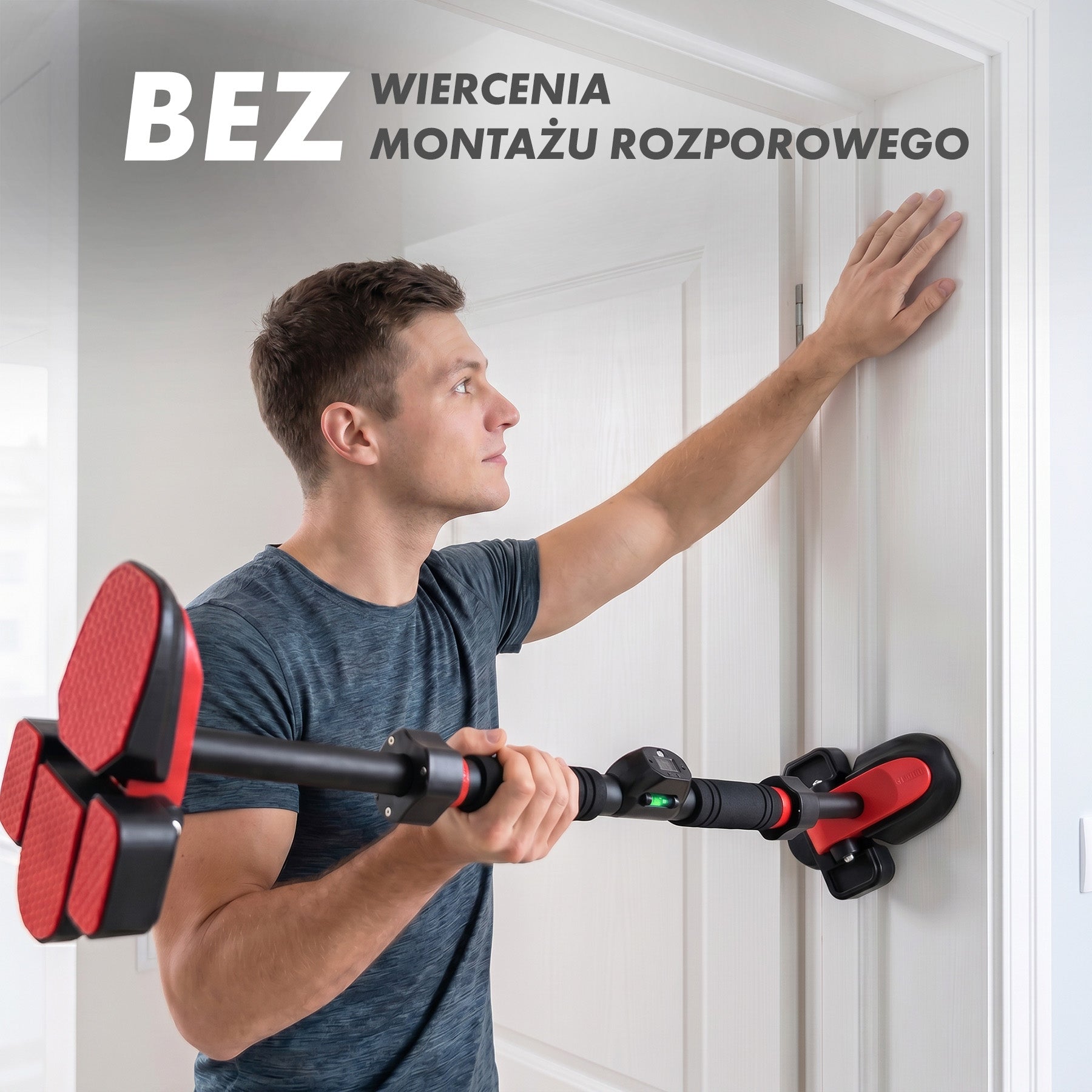 DRĄŻEK ROZPOROWY DO PODCIĄGANIA BEZ WIERCENIA Z LICZNIKIEM 77–95 cm HMS DD500
