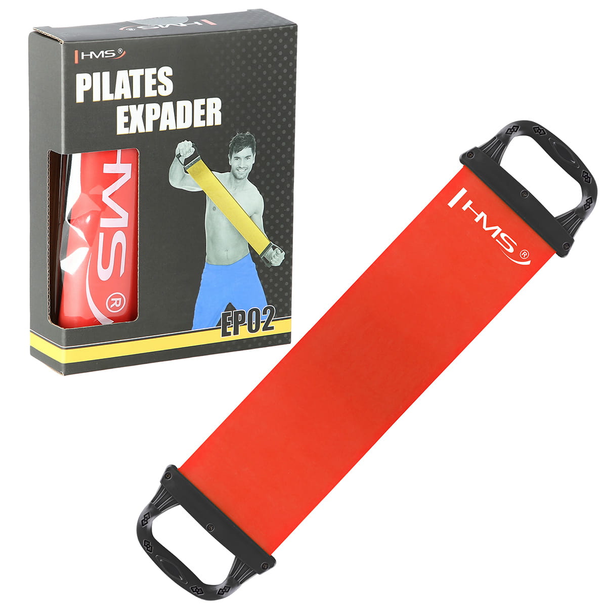 EP02 RED 0.65 x 150 x 650 MM EKSPANDER PILATES HMS