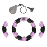 FH03 VIOLET/BLACK HULA HOP Z OBCIĄŻNIKIEM I LICZNIKIEM STOCK