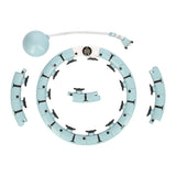 ZESTAW REGULOWANY HULA HOP PLUS SIZE FH07 MINT Z OBCIĄŻNIKEIM I LICZNIKIEM + PAS BR125