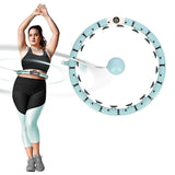 HULA HOP Z OBCIĄŻNIKIEM I LICZNIKIEM FH07 MINT PUS SIZE