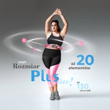 HULA HOP Z OBCIĄŻNIKIEM I LICZNIKIEM FH07 PINK PLUS SIZE