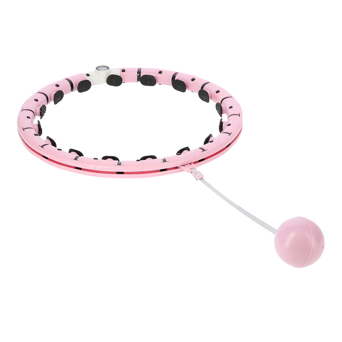 HULA HOP Z OBCIĄŻNIKIEM I LICZNIKIEM FH07 LIGHT PINK PLUS SIZE