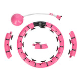 HULA HOP Z OBCIĄŻNIKIEM I LICZNIKIEM FH07 PINK PLUS SIZE
