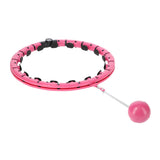 HULA HOP Z OBCIĄŻNIKIEM I LICZNIKIEM FH07 PINK PLUS SIZE