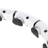 ZESTAW REGULOWANY HULA HOP PLUS SIZE FH07 WHITE Z OBCIĄŻNIKEIM I LICZNIKIEM + PAS BR125