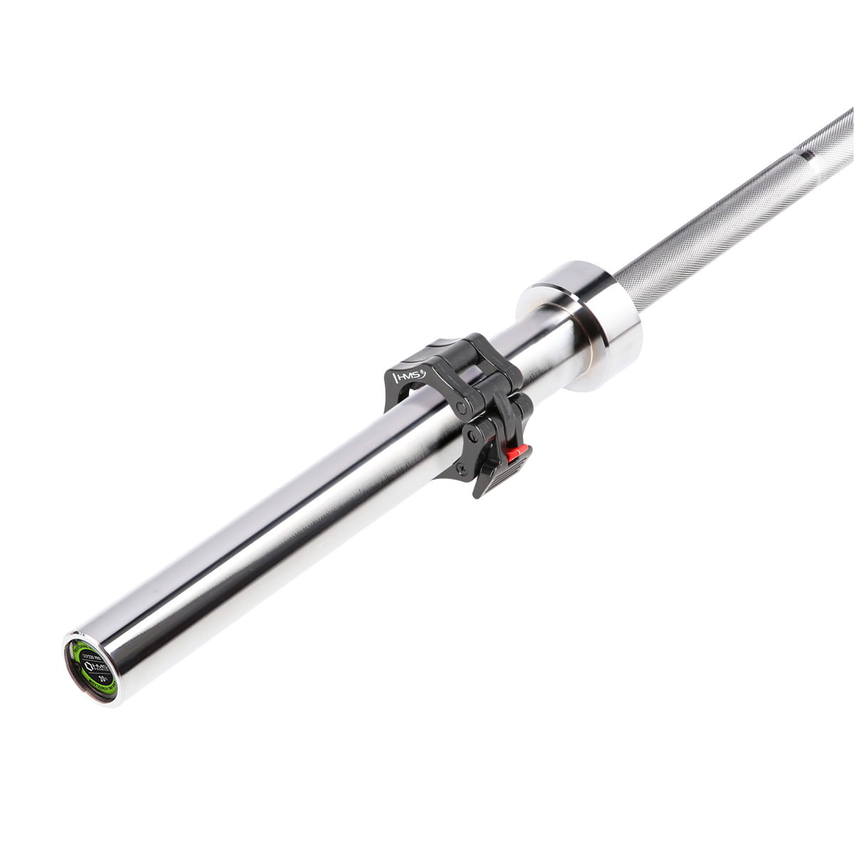 GOP220 PRO GRYF PROSTY OLIMPIJSKI 20KG 2200MM HMS + ZG1000R ZACISKI LOCK