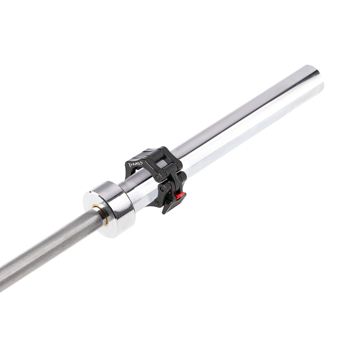 GOP220 PRO GRYF PROSTY OLIMPIJSKI 20KG 2200MM HMS + ZG1000R ZACISKI LOCK