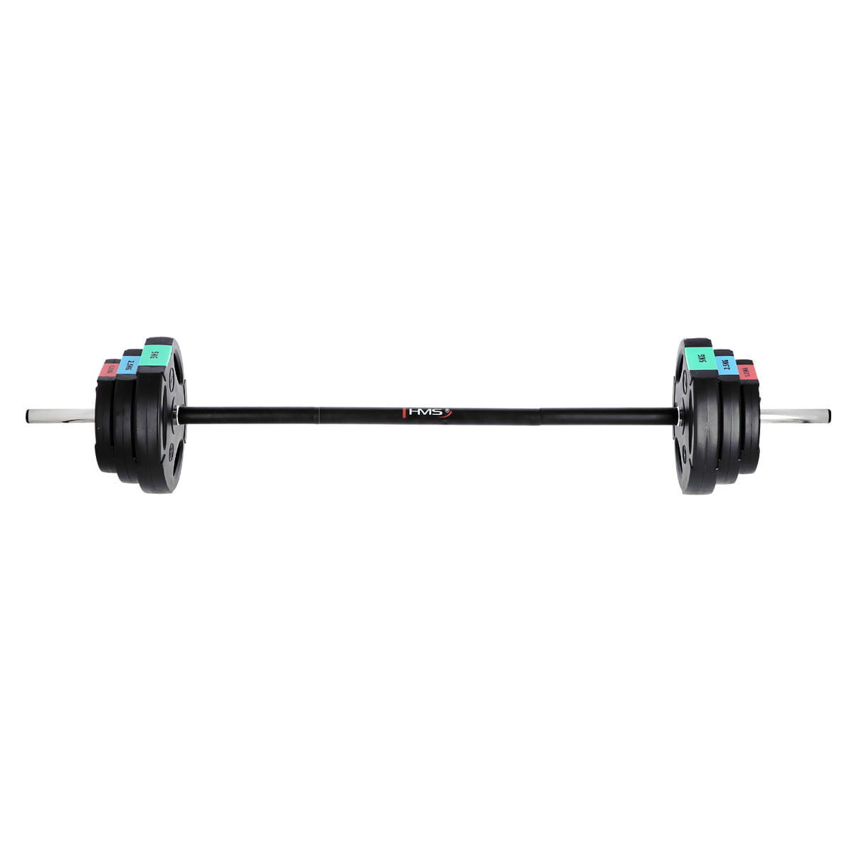 GSP20 (1 CZĘŚĆ) 22 KG SZTANGA / TALERZE KOMPOZYT HMS
