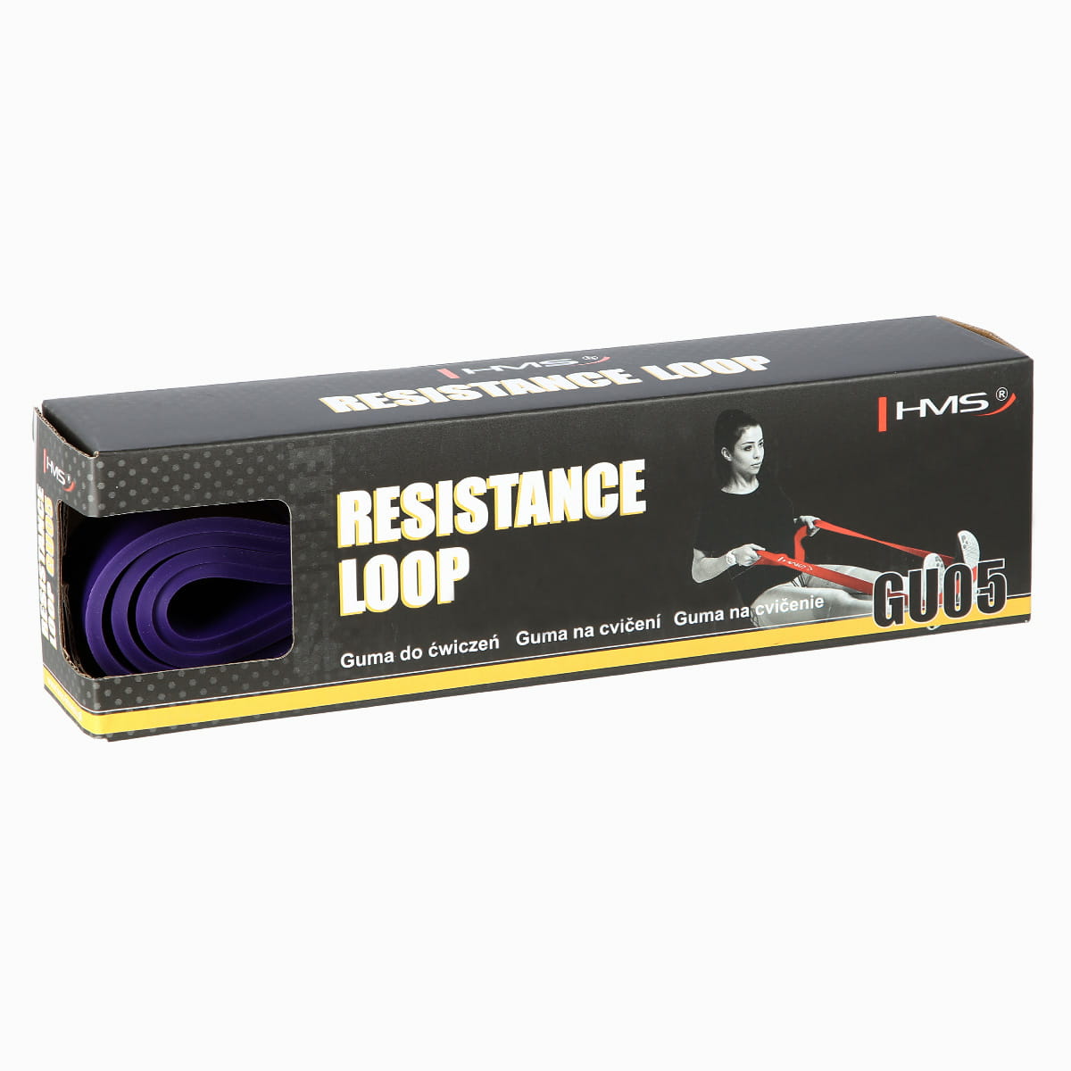 GUMA DO ĆWICZEŃ GU05 PURPLE 32 x 4.5 x 2080 MM HMS