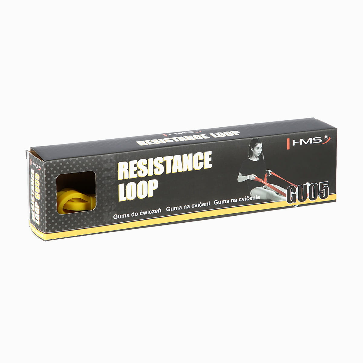 GUMA DO ĆWICZEŃ YELLOW 6.4 x 4.5 x 2080 MM GUMA DO ĆWICZEŃ HMS GU05