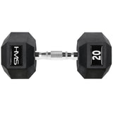 HANTEL ŻELIWNY HMS HEX PRO 20 KG OUTLET