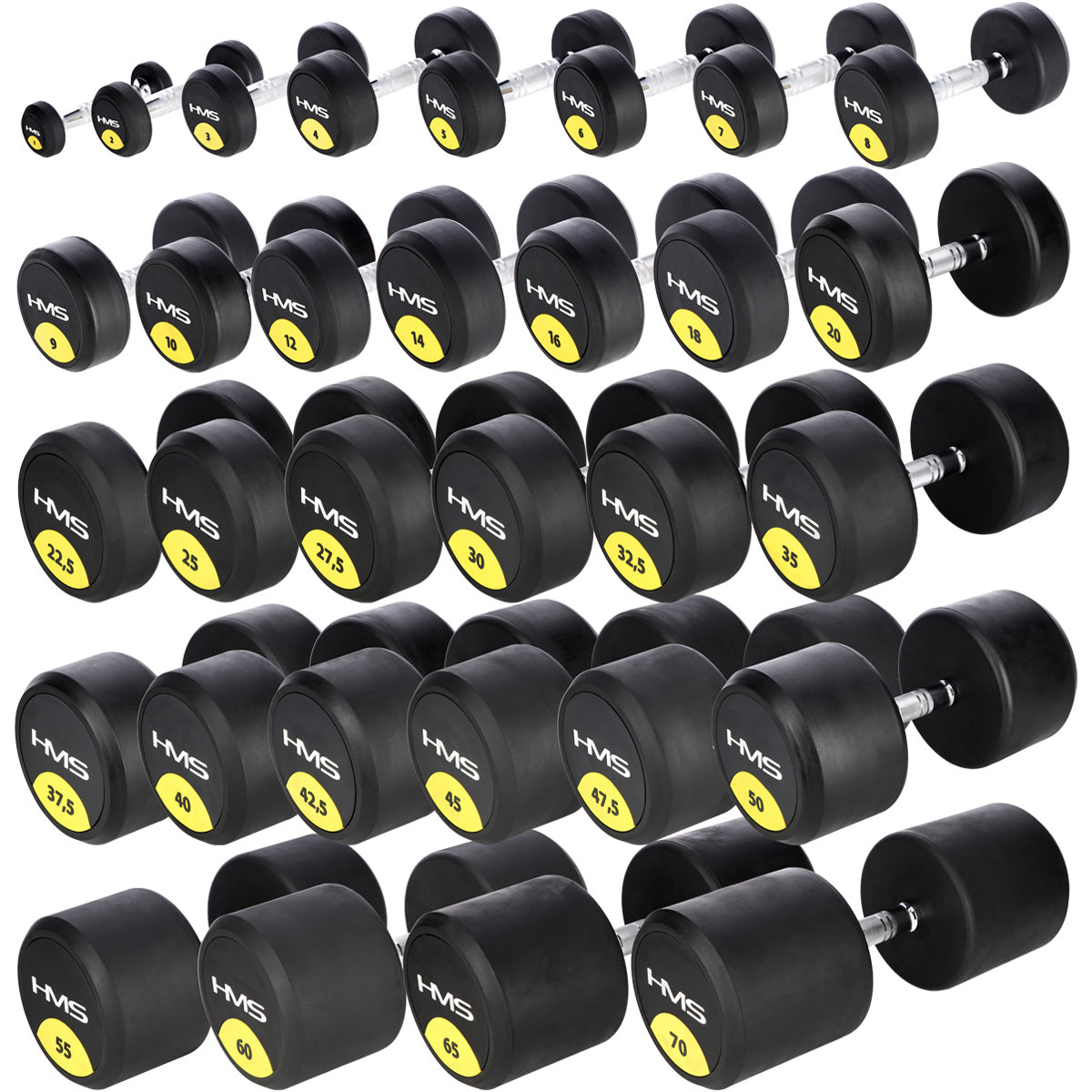 HANTEL GUMOWANY 25KG HG PRO HMS OUTLET
