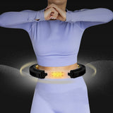 HULA HOP BLACK/GOLD Z MAGNESAMI I OBCIĄŻNIKIEM + LICZNIK HHM13  HMS