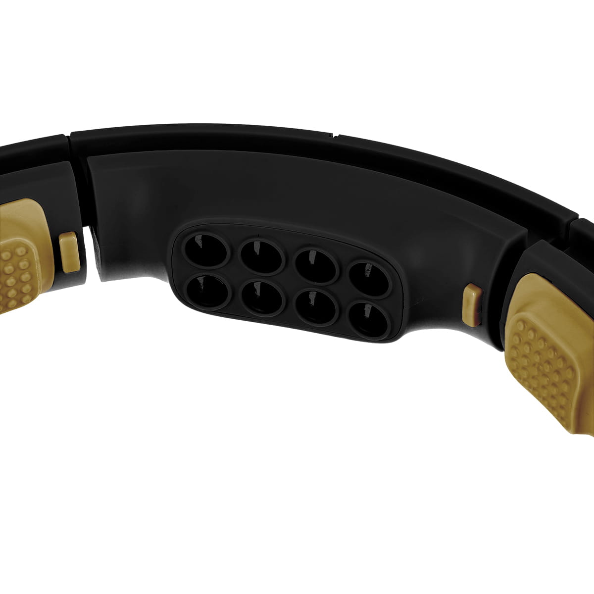 HULA HOP BLACK/GOLD Z MAGNESAMI I OBCIĄŻNIKIEM + LICZNIK HHM13  HMS