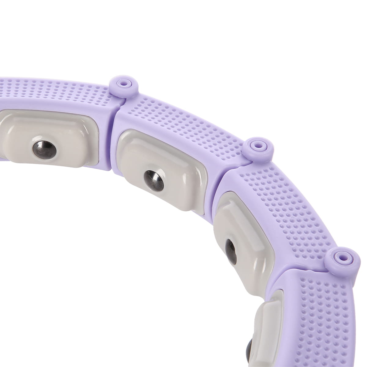 ZESTAW HULA HOP MAGNETYCZNY VIOLET HHM14 Z LICZNIKIEM HMS + PAS WYSZCZUPLAJĄCY BR163