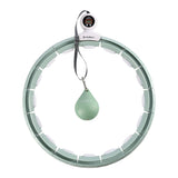 ZESTAW HULA HOP MAGNETYCZNY GREEN HHM15 Z LICZNIKIEM HMS + PAS WYSZCZUPLAJĄCY BR163 RED