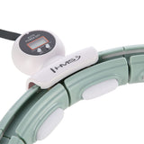 ZESTAW HULA HOP MAGNETYCZNY GREEN HHM15 Z LICZNIKIEM HMS + PAS WYSZCZUPLAJĄCY BR163 RED