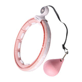 ZESTAW HULA HOP MAGNETYCZNY PINK HHM15 Z LICZNIKIEM HMS + PAS WYSZCZUPLAJĄCY BR163 RED
