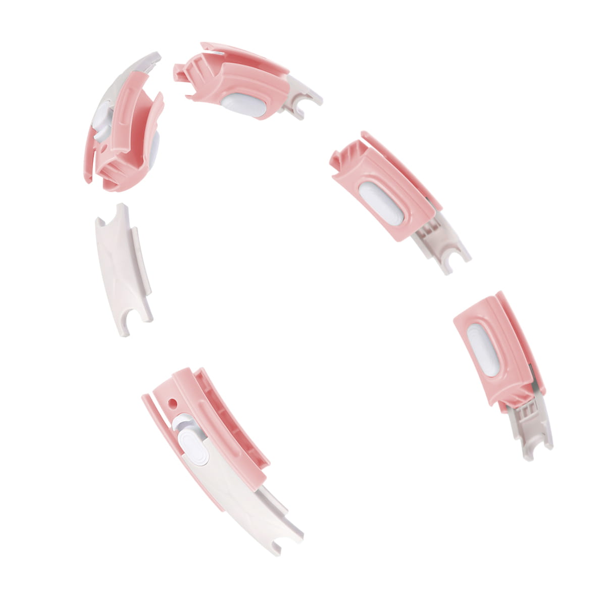 HULA HOP PINK Z MAGNESEM I OBCIĄŻNIKIEM + LICZNIK HMS HHM15