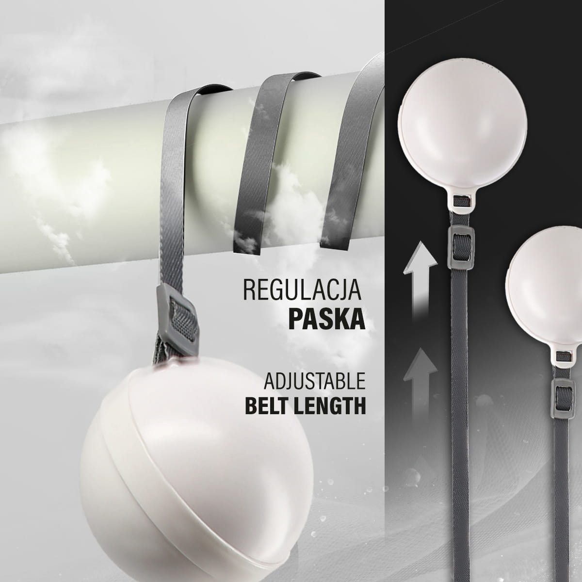 ZESTAW HULA HOP MAGNETYCZNY WHITE HHM16 Z LICZNIKIEM HMS + PAS WYSZCZUPLAJĄCY BR163