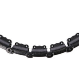 ZESTAW HULA HOP HHW02 BLACK Z WYPUSTKAMI I OBCIĄŻNIKIEM HMS + PAS BR163 RED