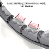 HULA-HOP REGULOWANE Z OBCIĄŻENIEM I LICZNIKIEM LCD HMS HHW06