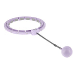 HULA HOP Z WYPUSTKAMI I OBCIĄŻNIKIEM + LICZNIK HMS HHW09 VIOLET