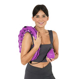 ZESTAW HULA HOP PLUS SIZE HHW12 VIOLET Z WYPUSTKAMI I OBCIĄŻNIKIEM HMS + PAS BR163 RED