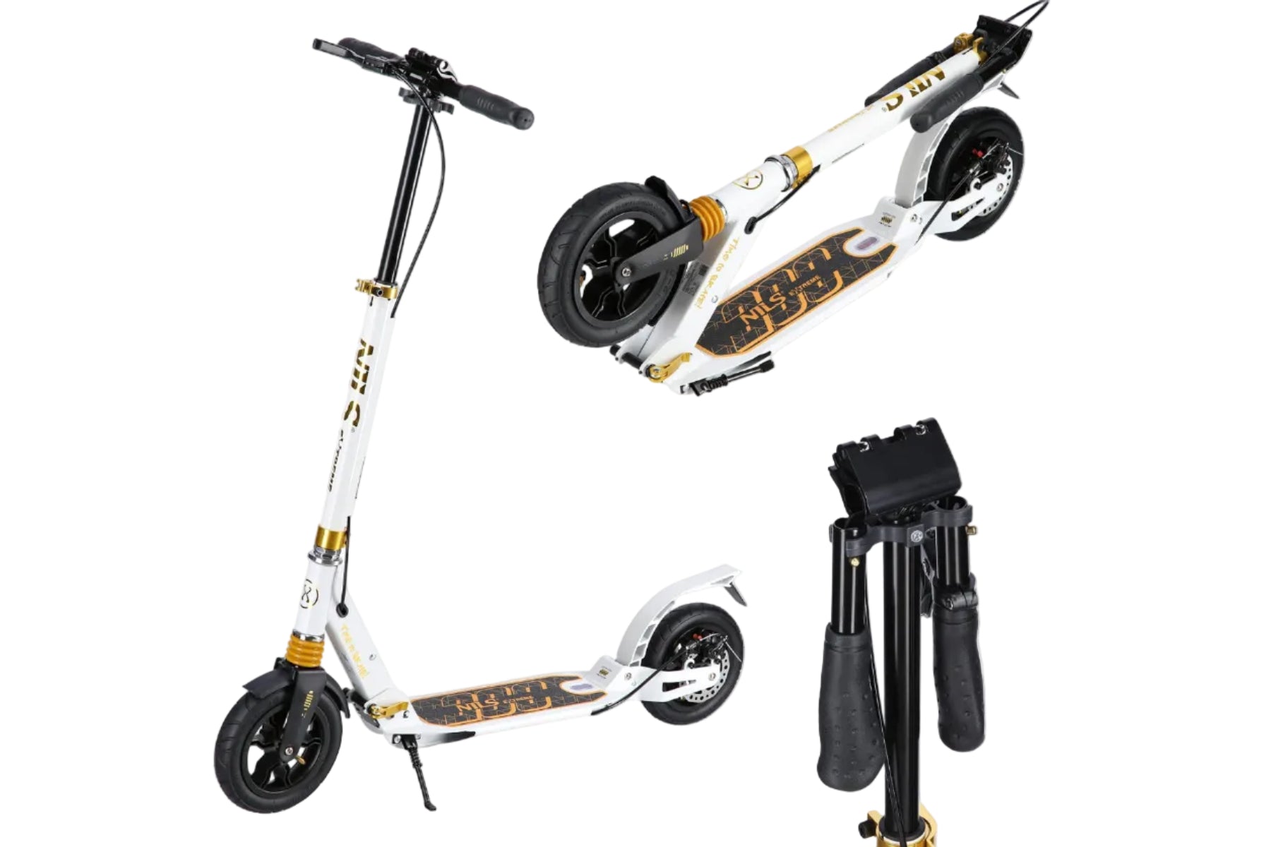 Hulajnoga Miejska NILS EXTREME HM209T 200 mm Amortyzacja Hamulec Tarczowy Outlet