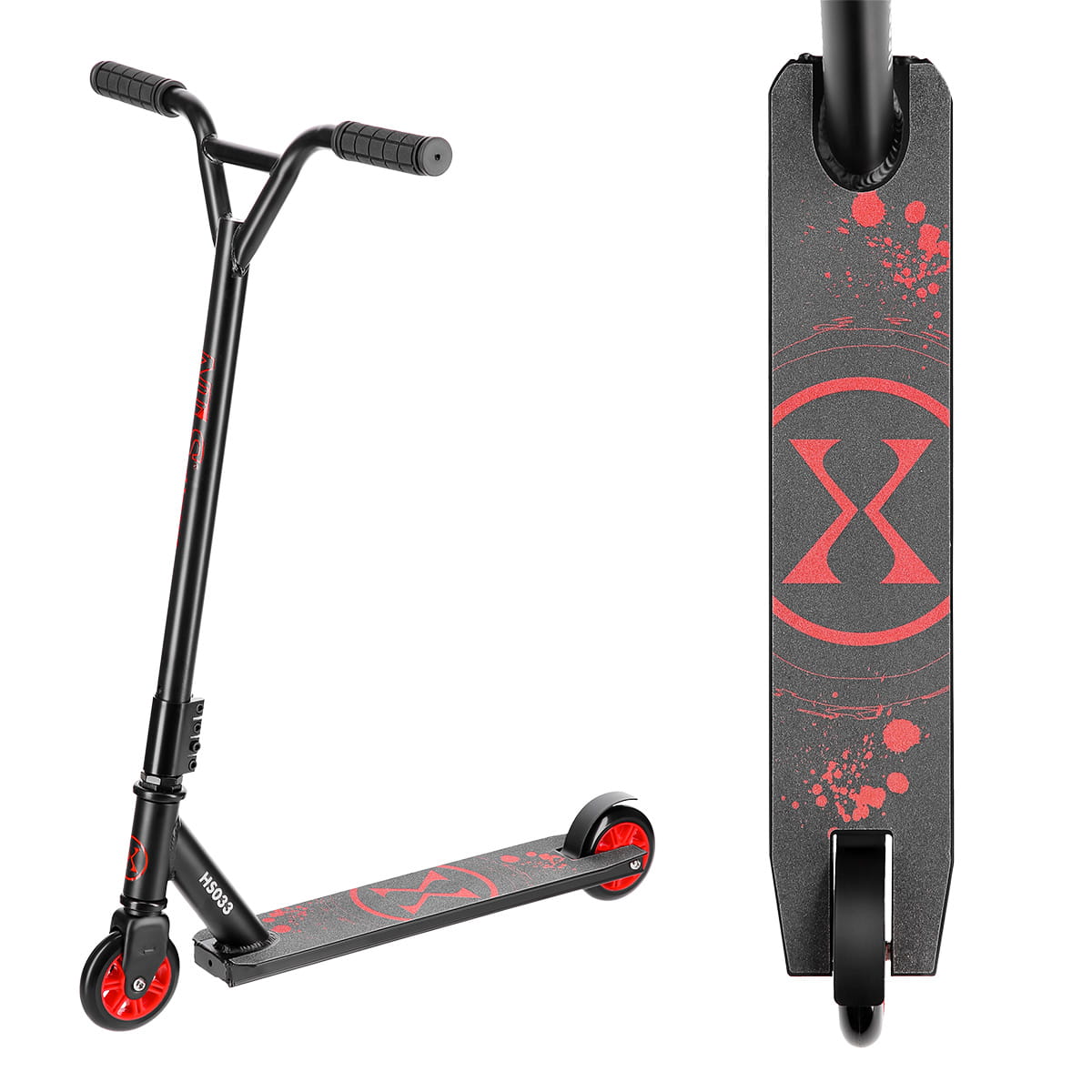 HULAJNOGA DO TRIKÓW NILS EXTREME HS033 BLACK-RED
