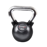 KGC UCHWYT CHROM OGUMOWANY KETTLEBELL ŻELIWNY HMS