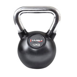 KGC UCHWYT CHROM OGUMOWANY KETTLEBELL ŻELIWNY HMS