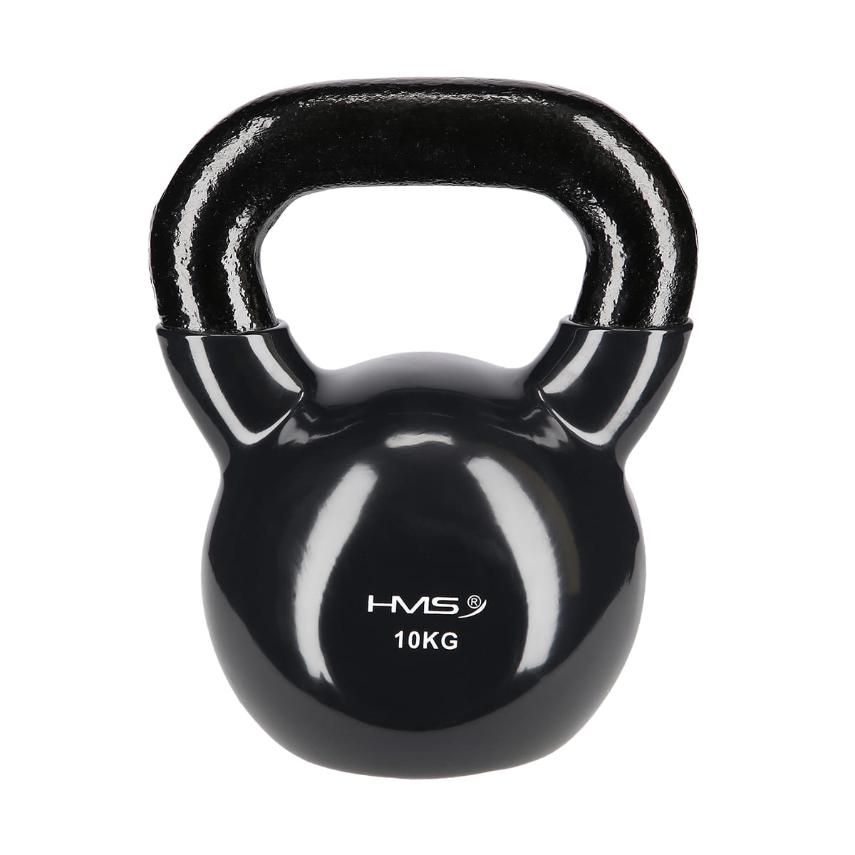 KNV BLACK KETTLEBELL ŻELIWNY POKRYTY WINYLEM HMS