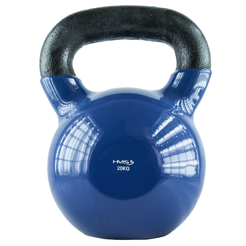 KNV BLUE KETTLEBELL ŻELIWNY POKRYTY WINYLEM HMS