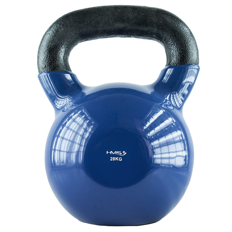 KNV BLUE KETTLEBELL ŻELIWNY POKRYTY WINYLEM HMS
