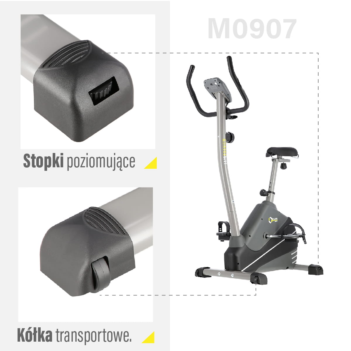 M0907  ROWER MAGNETYCZNY HMS PREMIUM