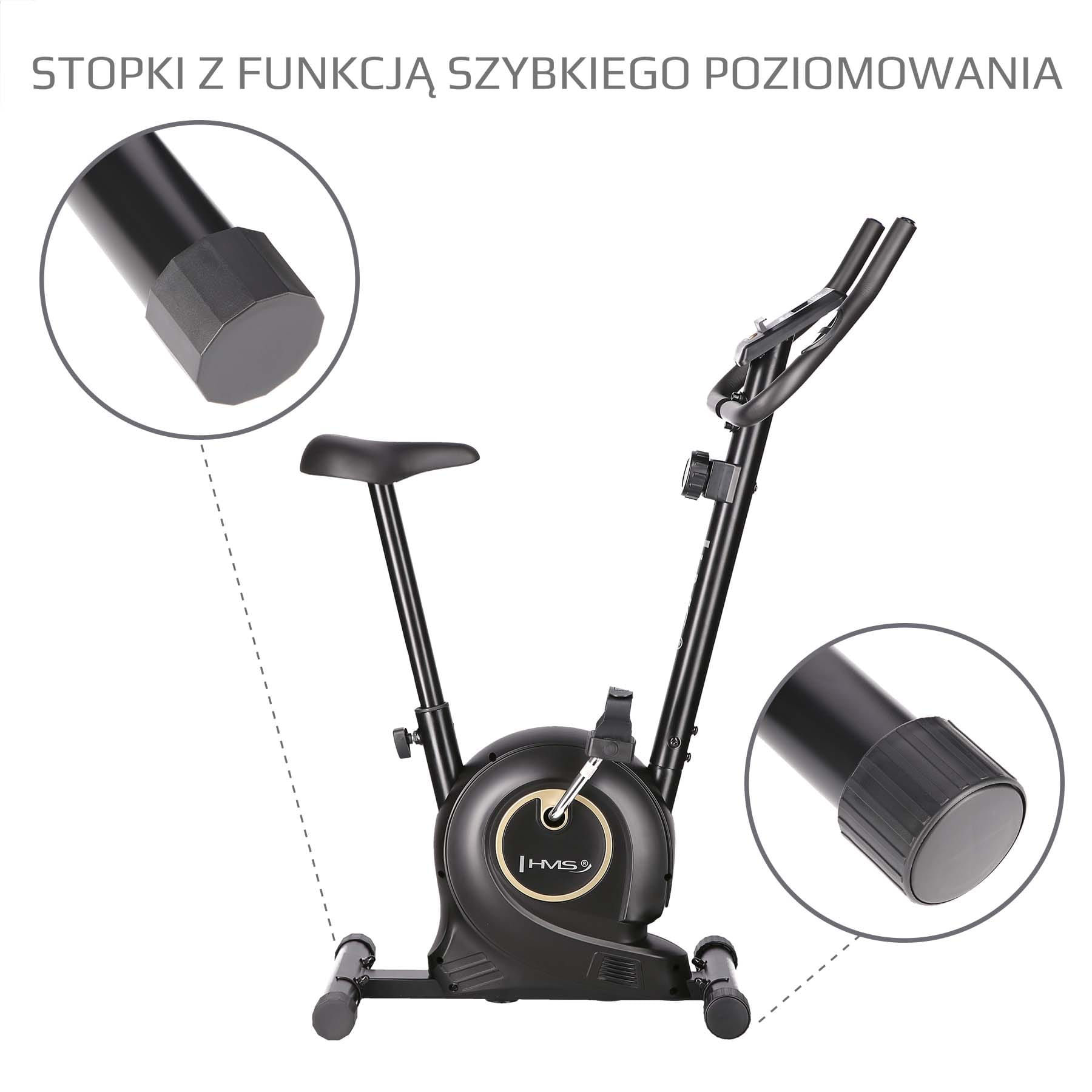 ROWER MAGNETYCZNY M8750 BLACK HMS