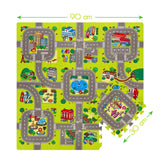 MATA DZIECIĘCA PUZZLE CARS 9 ELEMENTÓW 10MM NILS FUN MD02