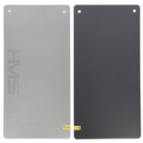 MATA FITNESS KLUBOWA Z OTWORAMI 120*60CM EVA 15MM HMS PREMIUM LIGHT GREY-BLACK MFK07