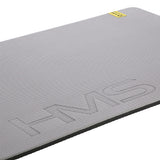 MATA FITNESS KLUBOWA Z OTWORAMI 120*60CM EVA 15MM HMS PREMIUM LIGHT GREY-BLACK MFK07