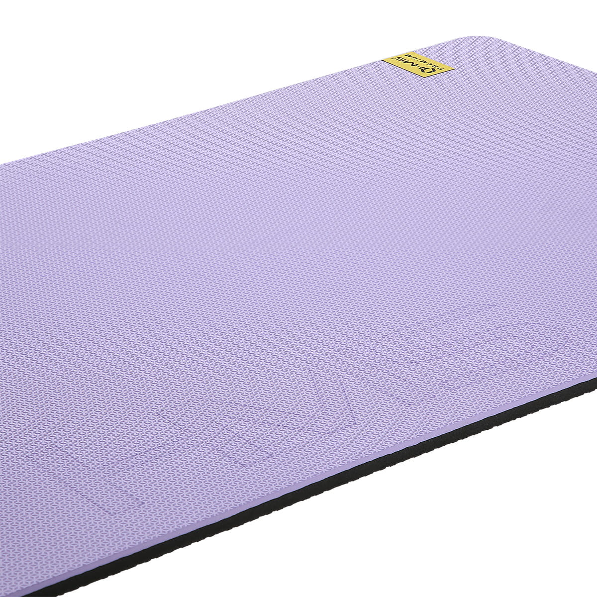 MATA FITNESS KLUBOWA Z OTWORAMI 120*60CM EVA 15MM HMS PREMIUM VIOLET-BLACK MFK07