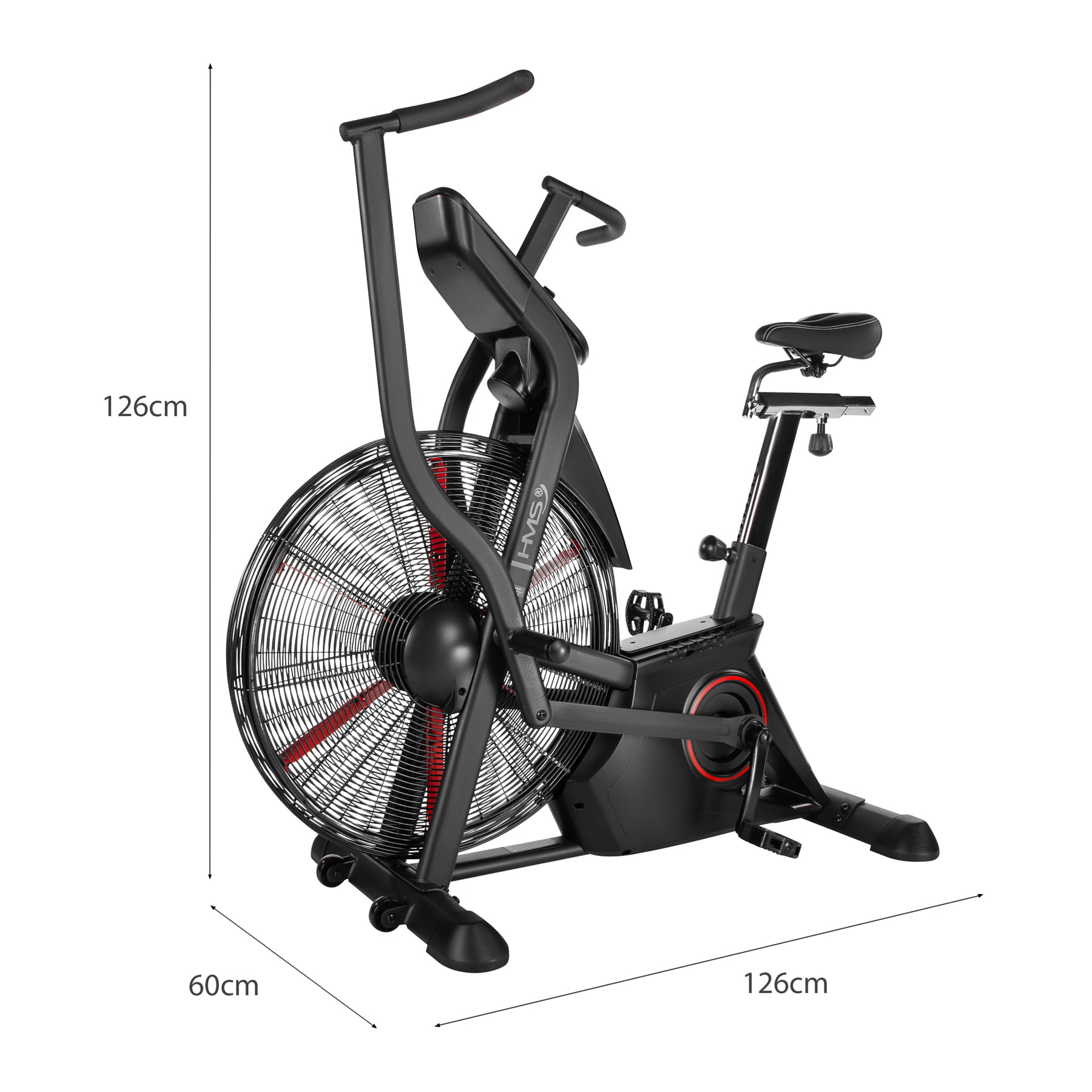 ROWER STACJONARNY POWIETRZNY COMMERCIAL HMS MP5420